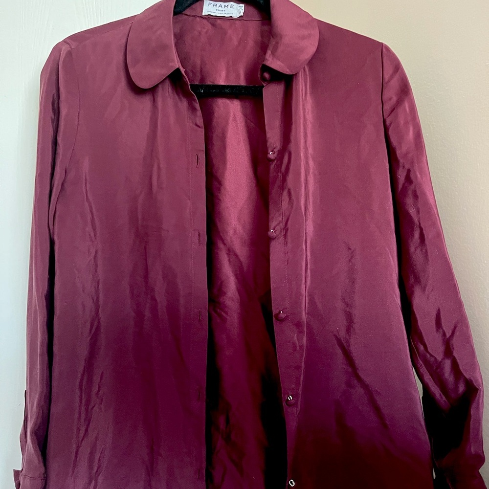 Frame Silk Blouse